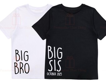 Big Bro / Big Sis Pregnancy announcement outfit / t-shirt