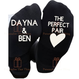 Calcetines personalizados con 2 caras, con corazón, para tu familia o novio  - MyFaceSocksMX