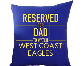 Reserved personalised watching sport pillow cushion covers