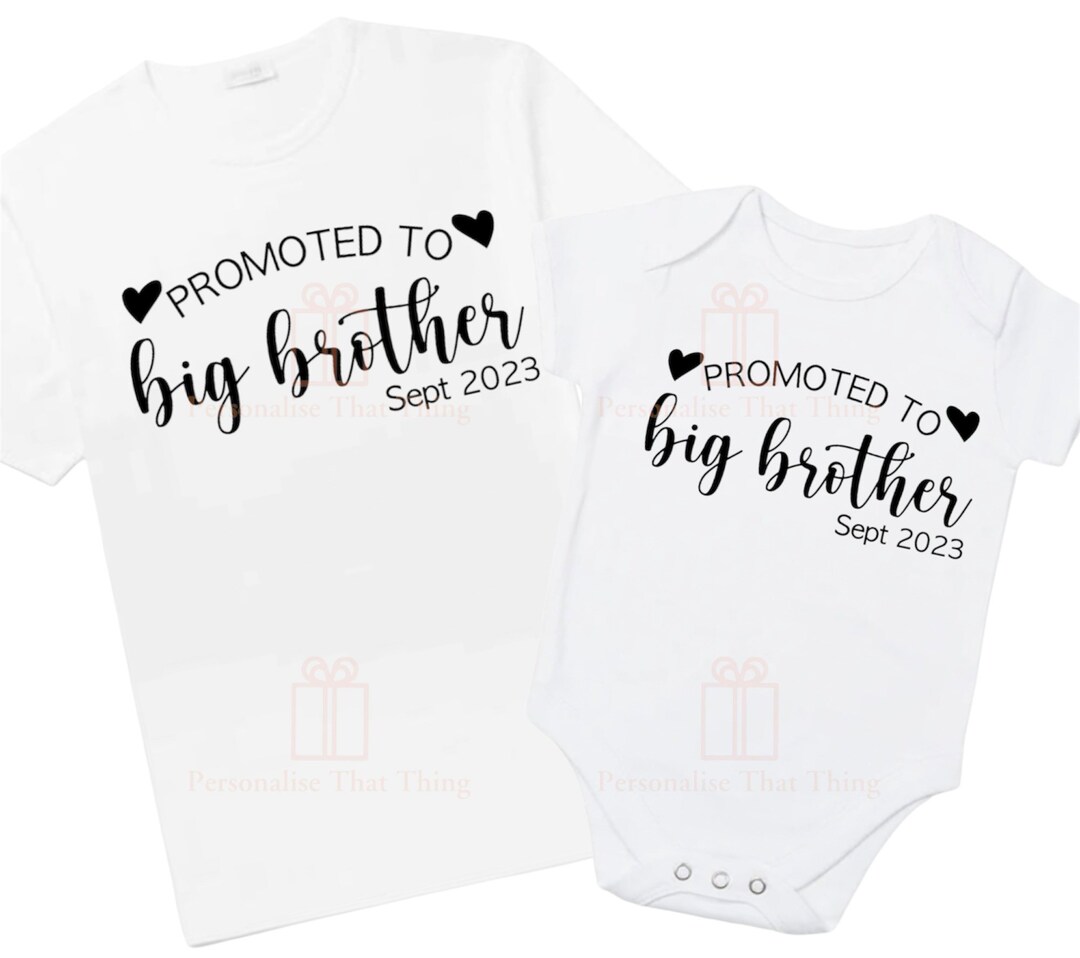 Personalised Date Promoted To Big Brother Pregnancy Announcement Baby personalised-date-promoted-to-big-brother-pregnancy-announcement-baby