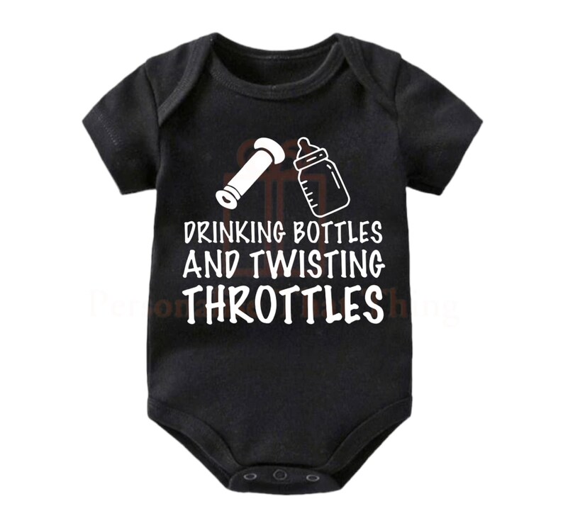 Drinking Bottles and Twisting Throttles Biker Baby Onesie Etsy