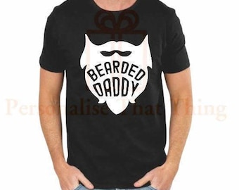 Camiseta de papá barbudo para hombre