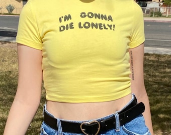 Lonely! Cropped Baby Tee