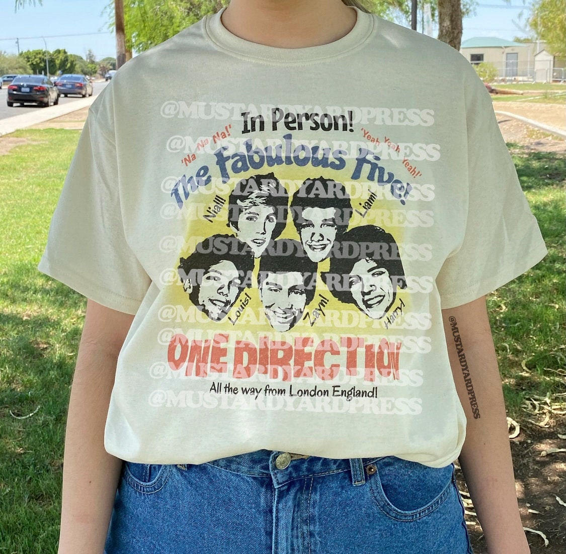One Direction Vintage Inspired T-Shirt
