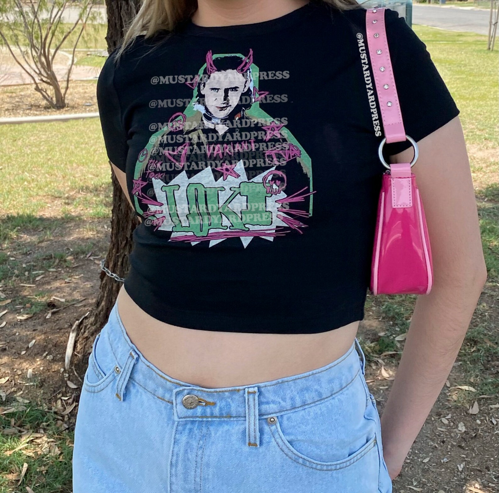 Variation y2k Black Cropped Baby Tee Etsy