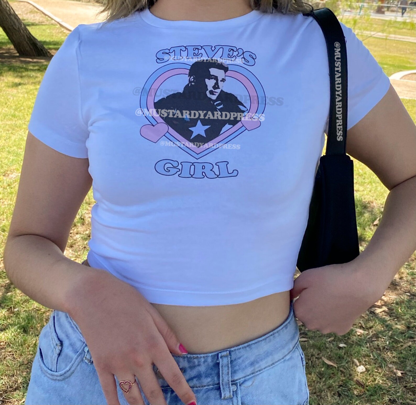 Steve's Girl y2k Cropped Baby Tee Etsy