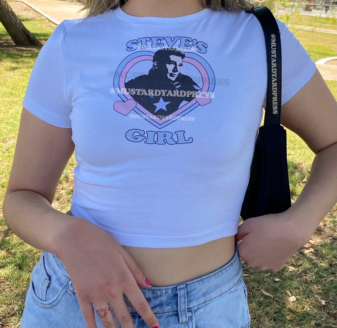 Steve's Girl y2k Cropped Baby Tee Etsy