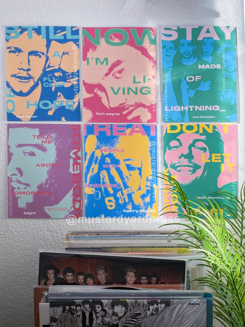 Harry Styles Pop Art Minimalist Aesthetic Poster TPWK
