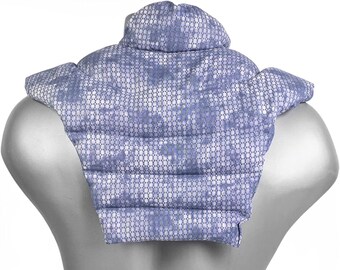 Neck pillow cervical | Neck + shoulders + back | used look grey-blue | grain pillow | Neck pillow heat pillow | various fillings