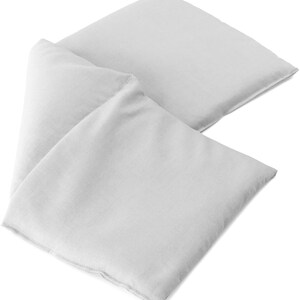 Graankussen 20 x 50 cm groot 3-kamer | sneeuwwitje | Warmtepads en koudepads voor magnetrons, ovens en diepvriezers