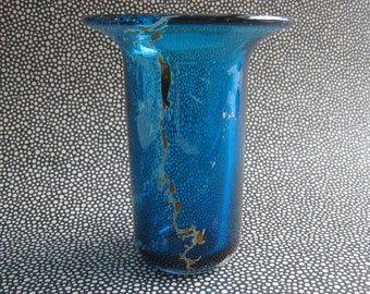 Vase turquoise bleu Mdina.