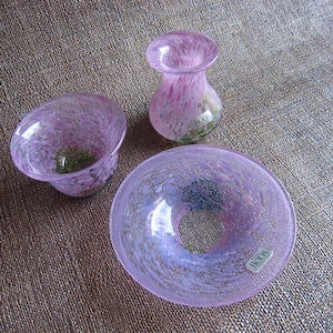 3 Miniatur-Stk. Ulrica Hydman Vallien Künstlerkollektion Boda