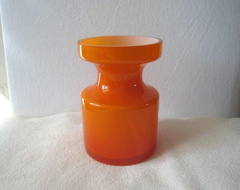 Glass vase P O Ström Alsterfors