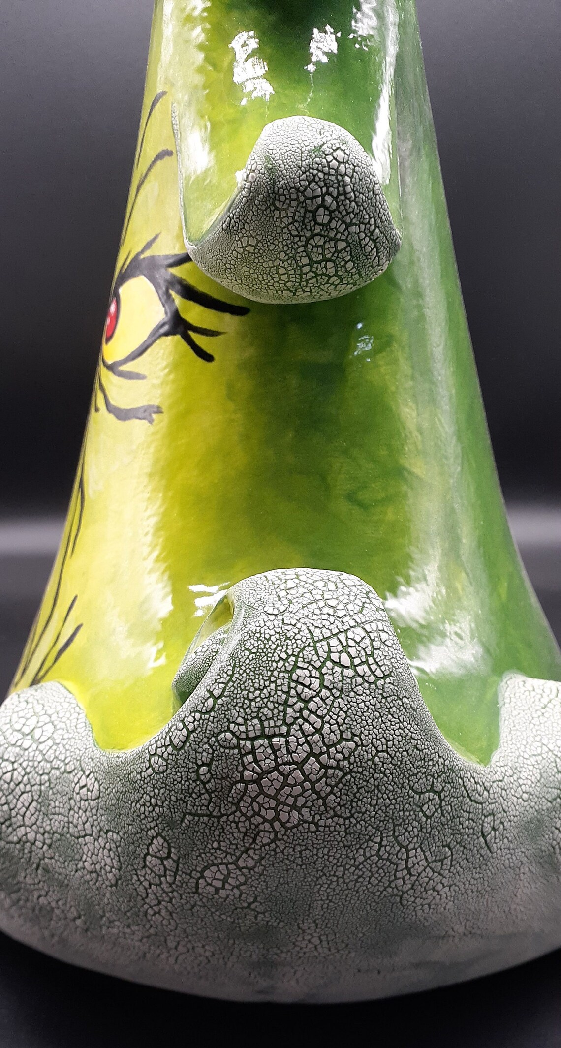 Cermic Jolly Tree Grinch Tree Jolly Tree Ceramic Tree Etsy