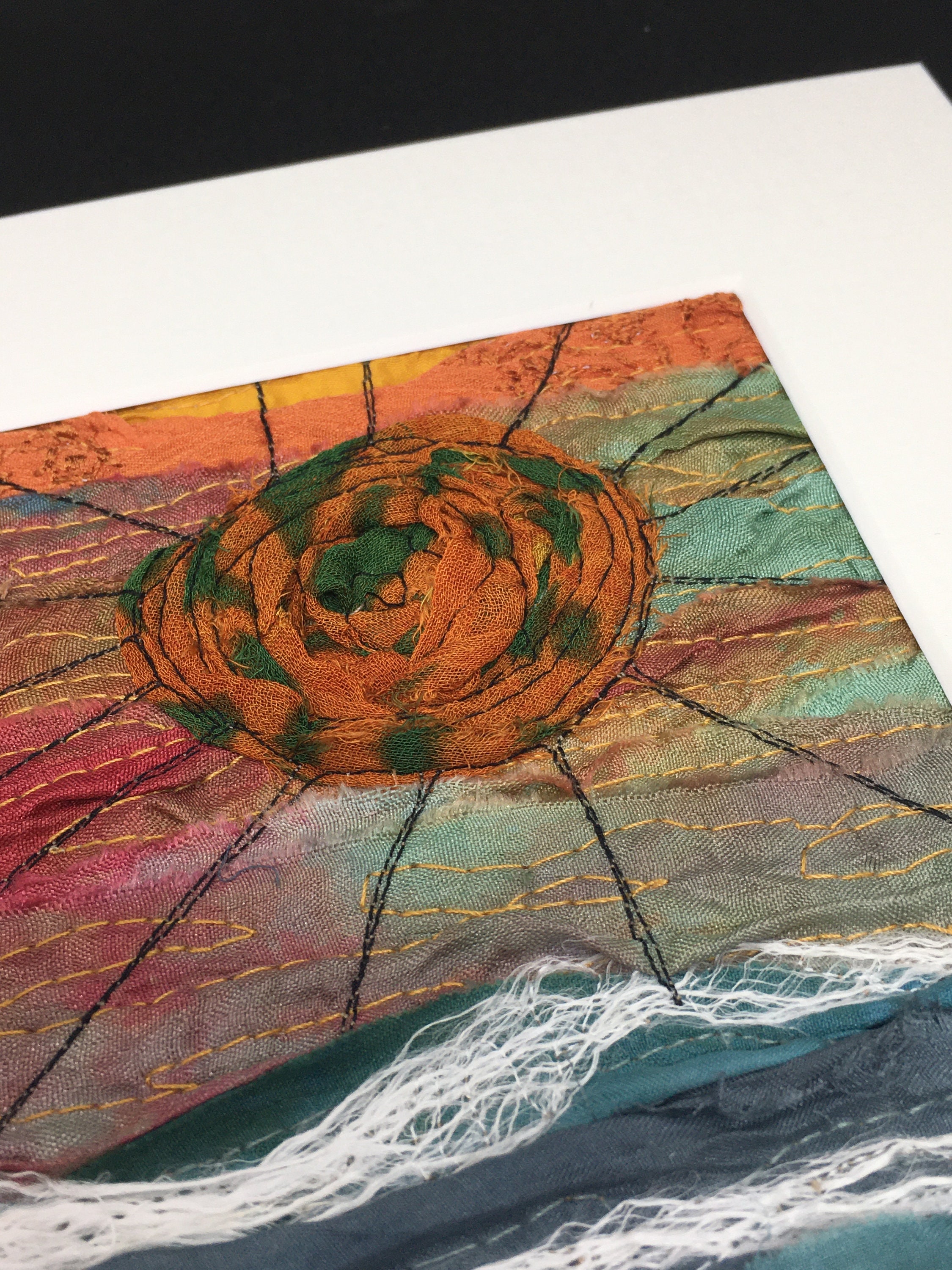 Original Textile Art / Fabric Landscape Art / Textile Etsy UK