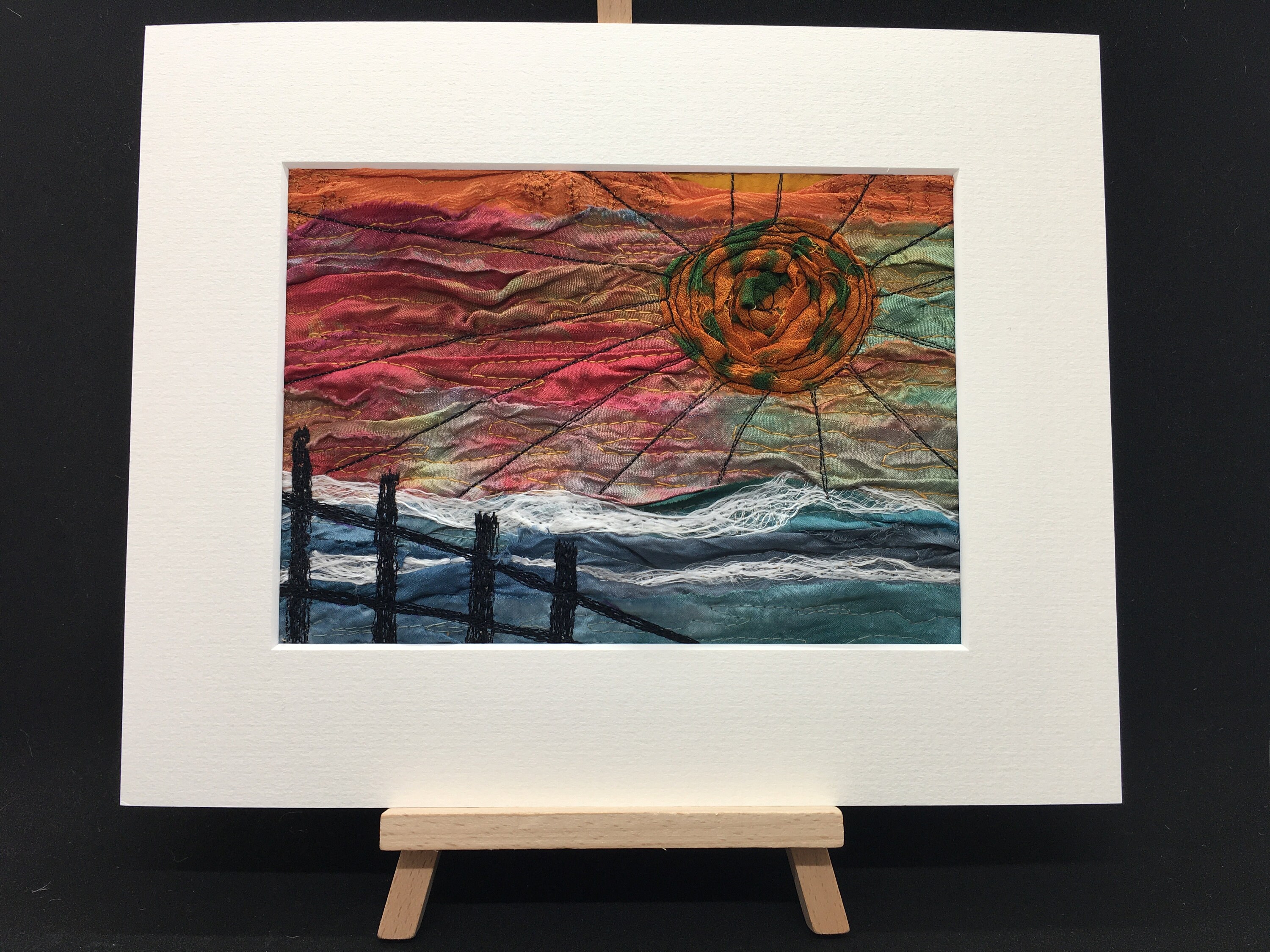 Original Textile Art / Fabric Landscape Art / Textile Etsy UK