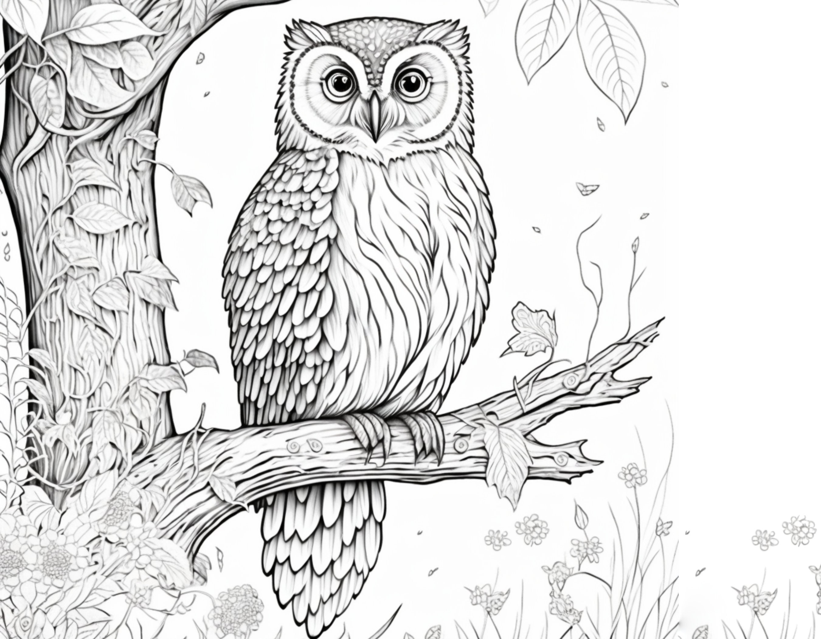 Grown Up Adult Coloring Book Animals Birds Fish Owl Bear Dolphin etc.. –  All Sports-N-Jerseys