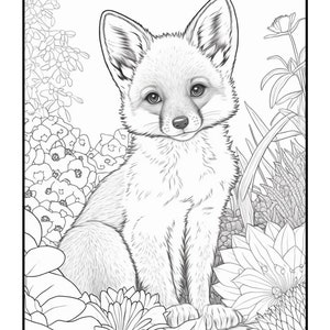 20 Cute Animals Printable Coloring Pages, Beautiful Animals Coloring ...