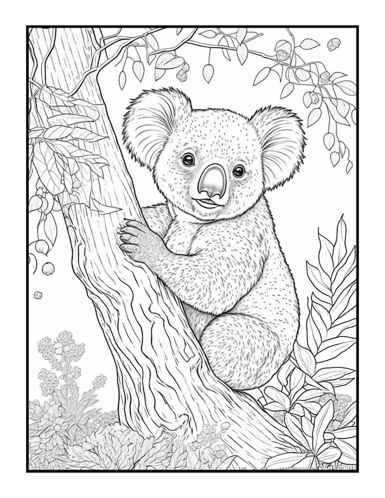 20 Cute Animals Printable Coloring - Il 794xN.4891739373 J25p