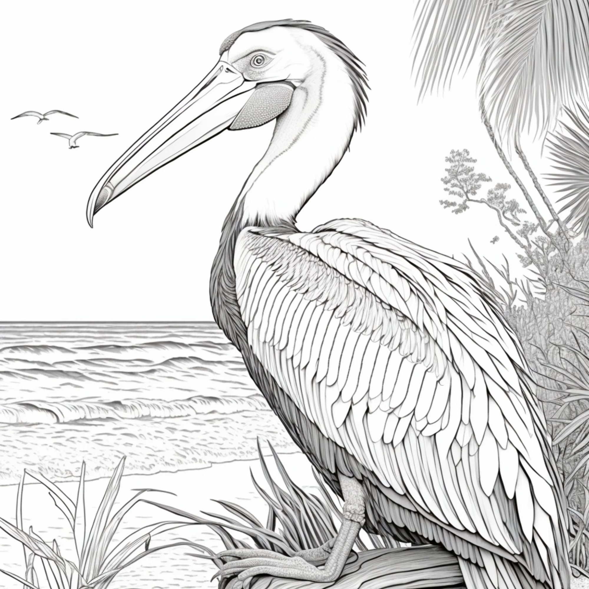 10 Beautiful Birds Printable Coloring Pages, Coloring Sheets for Adults
