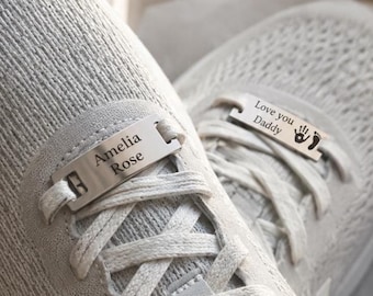 Personalised Marathon Dubrae Shoe Tags – Running Gift