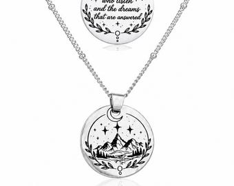 To the Stars Who Listen Necklace | Velaris Inspired Pendant | ACOTAR Inspired