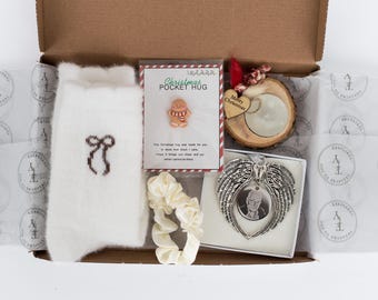 Christmas gift set - silver photo engraved hanging decoration