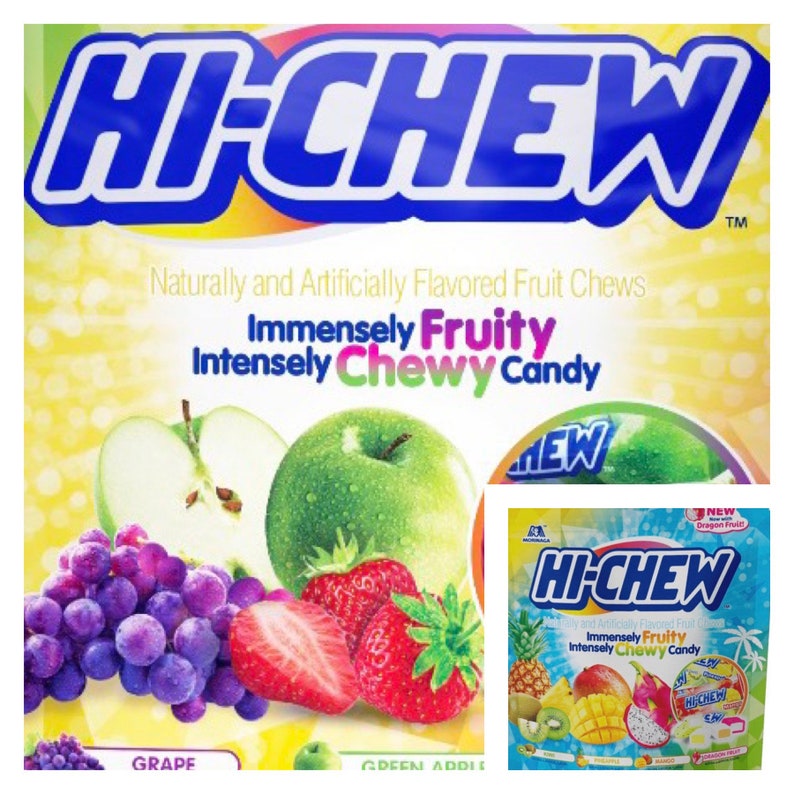 Freeze Dried Hi Chews Original and Tropical Flavors Etsy