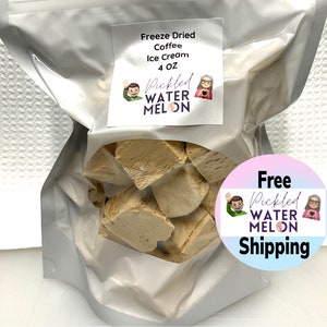 4 OZ Freeze Dried Coffee Ice Cream Pieces