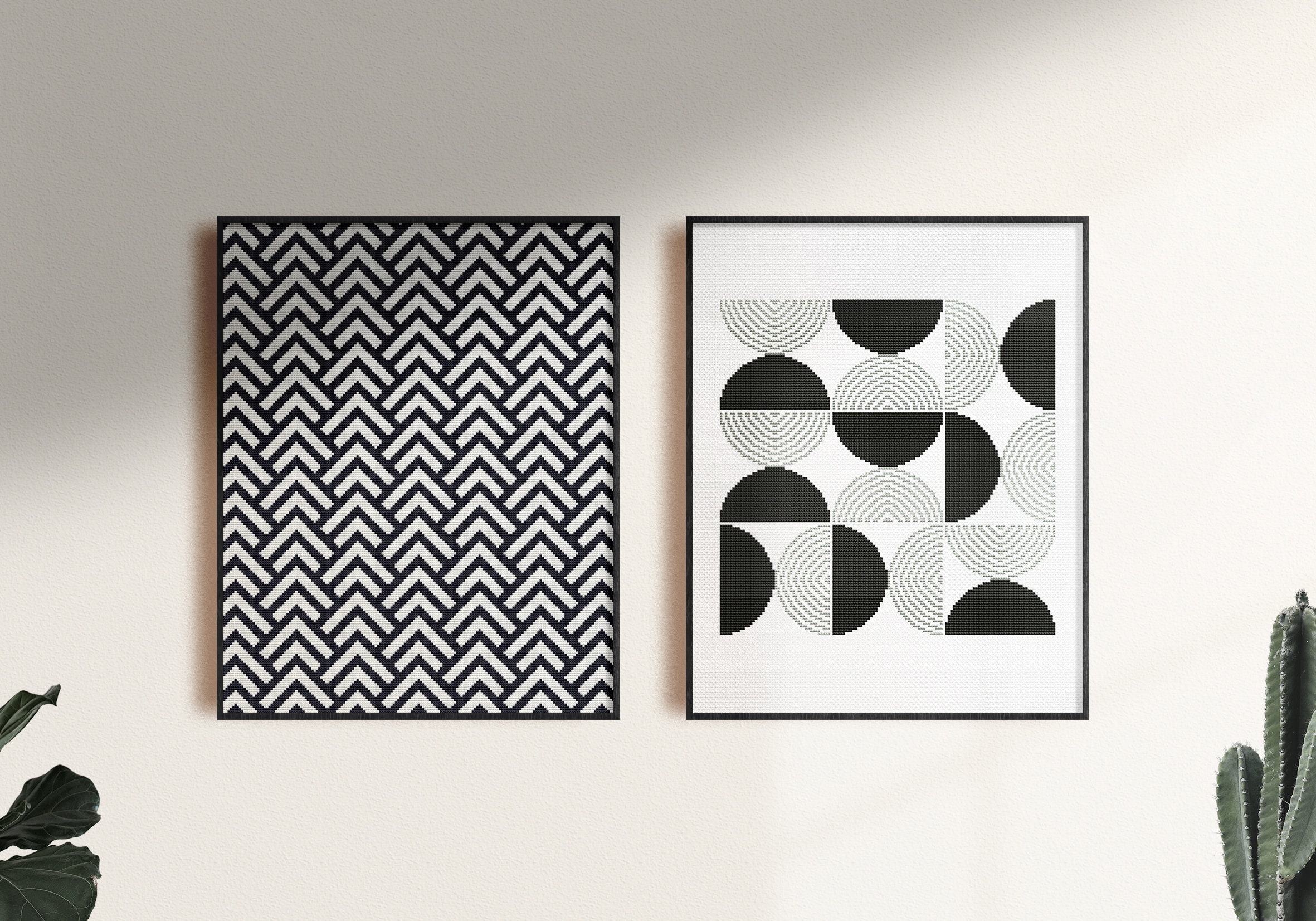 Cross stitch pattern Scandinavian Minimalistic Geometric Etsy Bird cross stitch pattern folk art cross stitch