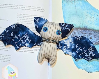 Custom Mini Bat Plushie!  Personalised Stuffie Bat Stuffed Animal