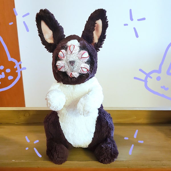 Clay Face Bunny Plush - Etsy