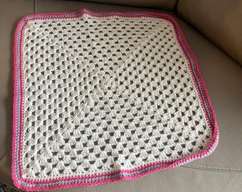 Crocheted Dolly’s Blanket 53 x53 CM