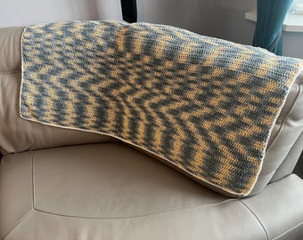 Crochted Cotton Blanket Throw
