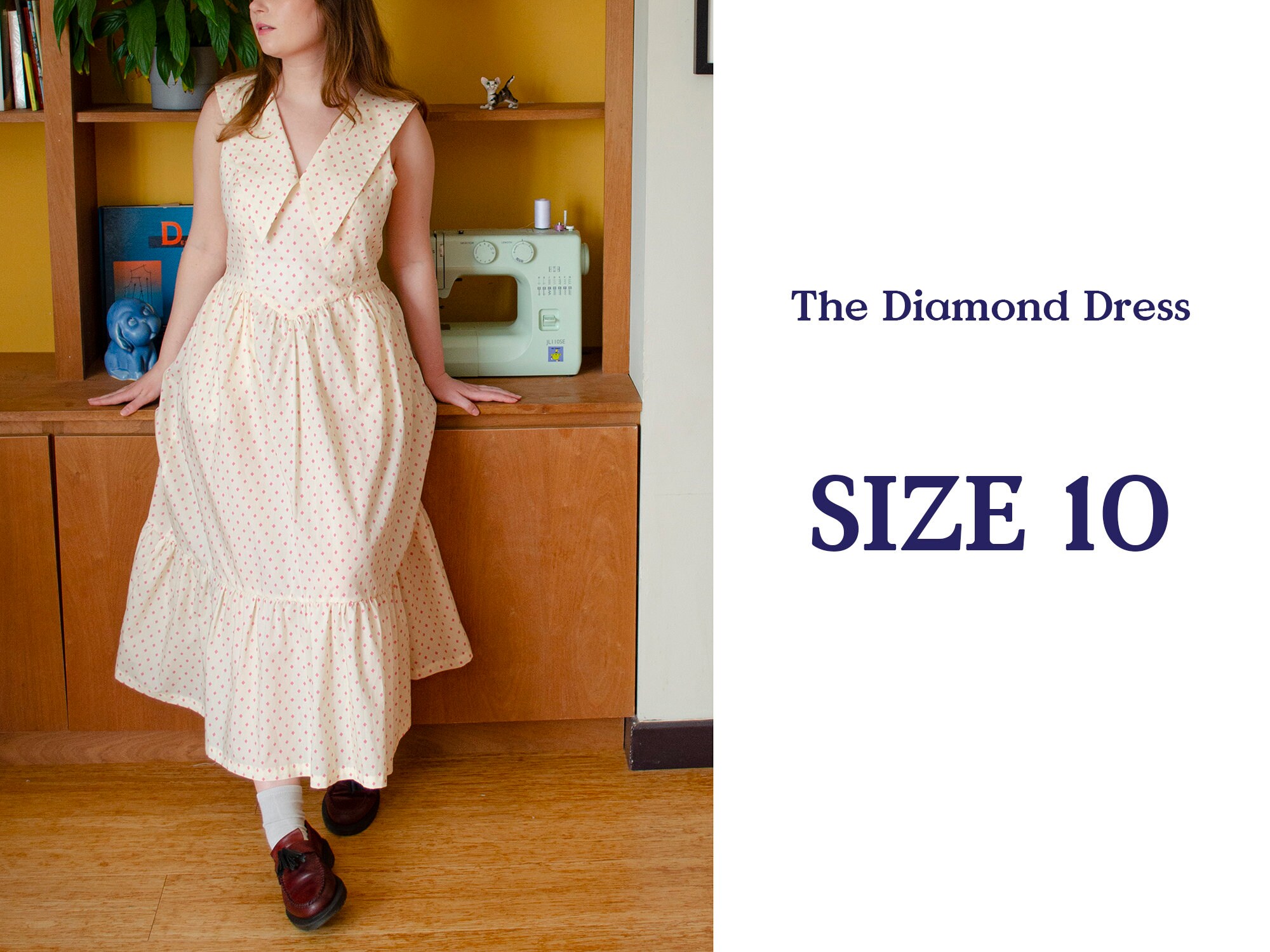 The Diamond Dress Digital Sewing Pattern Immediate Download Size 10 ...
