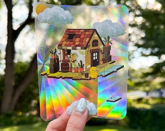 Rainbow Maker Window Sun Catcher Sticker|Duck Sun Catcher Sticker|Reusable and Removable Sun Catcher Sticker| Sun Catcher Sticker Decal