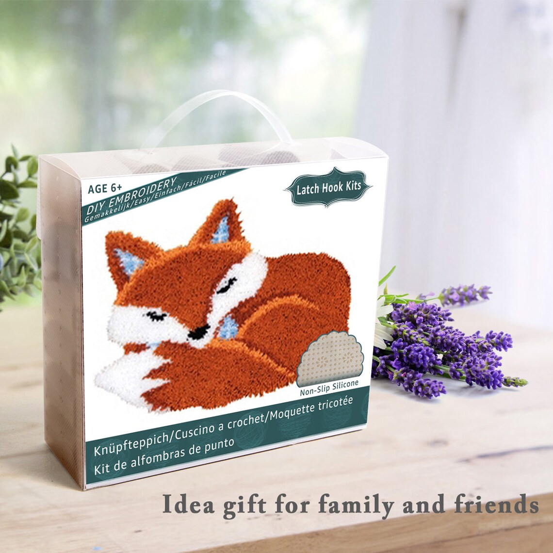 Latch Hook Rug Kits Embroidery DIY Fox Pattern Crochet Etsy