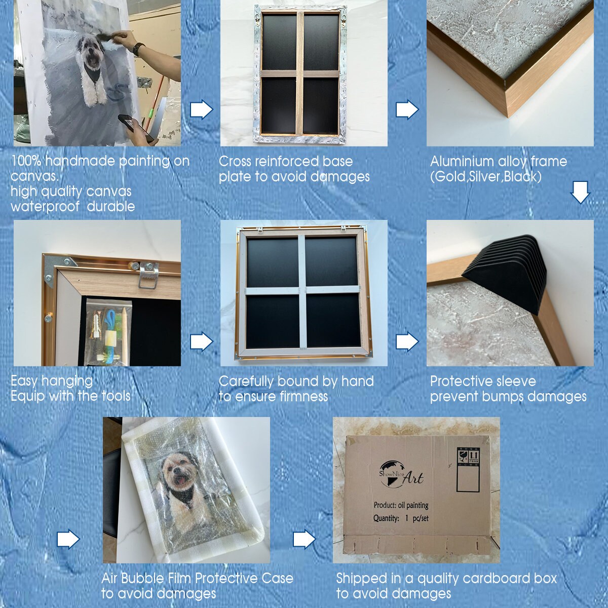 Hand Painted Silver Gray Wall Art Artwork 3D Abstract Money Etsy