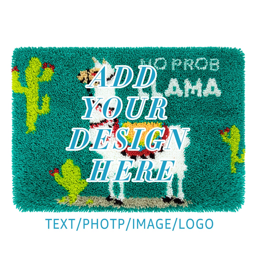 Custom Latch Hook Rug Kit DIY Crochet Crafts for Beginner Kids and