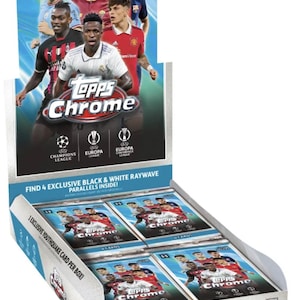 2022-23 Topps UEFA Club Competitions Football Chrome Hobby Box