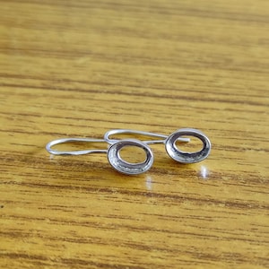 Sterling Silver Plated Oval Bezel Earring Setting: DIY Jewelry Supplies (6x4 MM to 20x25 MM)