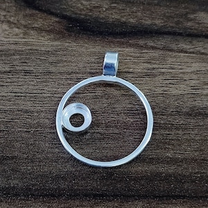 Fixed Loop 925 Sterling Silver Collet Round Plain Bezel Cup Open Blank Pendant, Setting For Making Pendant 3 To 12 MM, DIY Jewelry Supplies