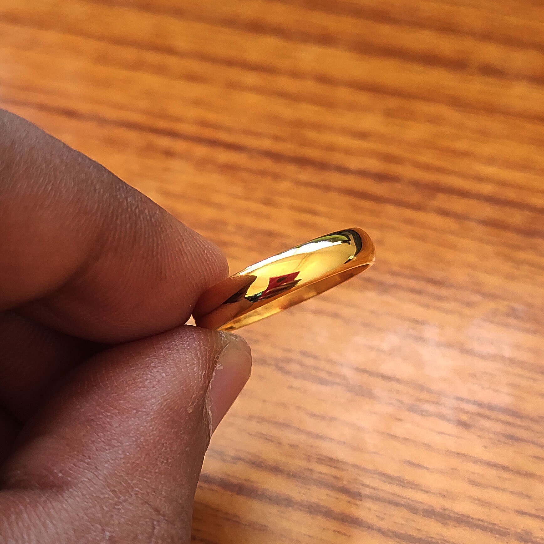 Gold Plated PLAIN Design 925 Sterling Silver Band, Wedding Silver Band, Stackable Ring, Gift For Her, Minimalist Silver Ring, Promise Band