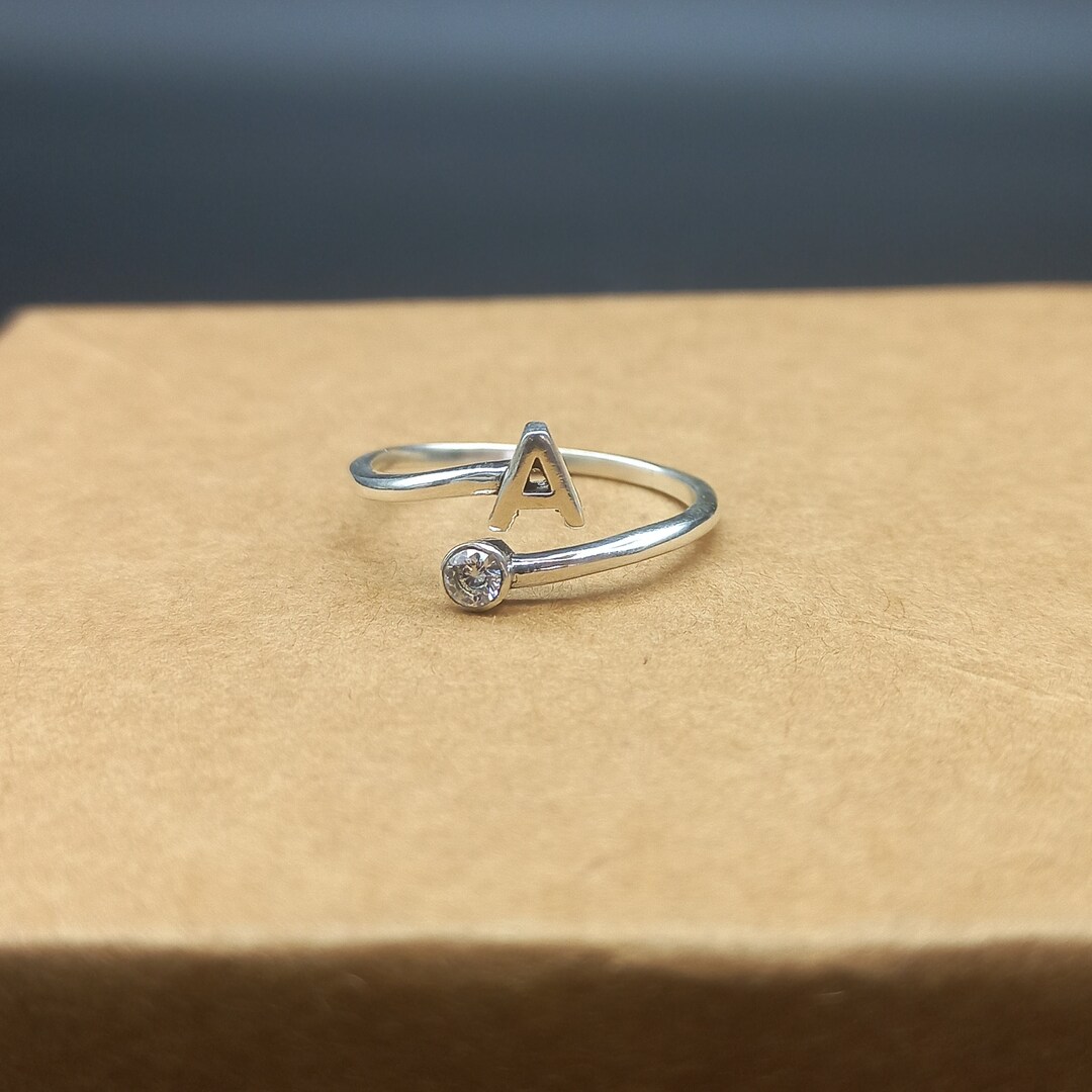 Personalized Name Rings •• Initial Rings •• Alphabet Rings •• 925 ...