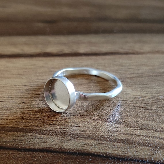 Sterling silver ring bezel blanks deals