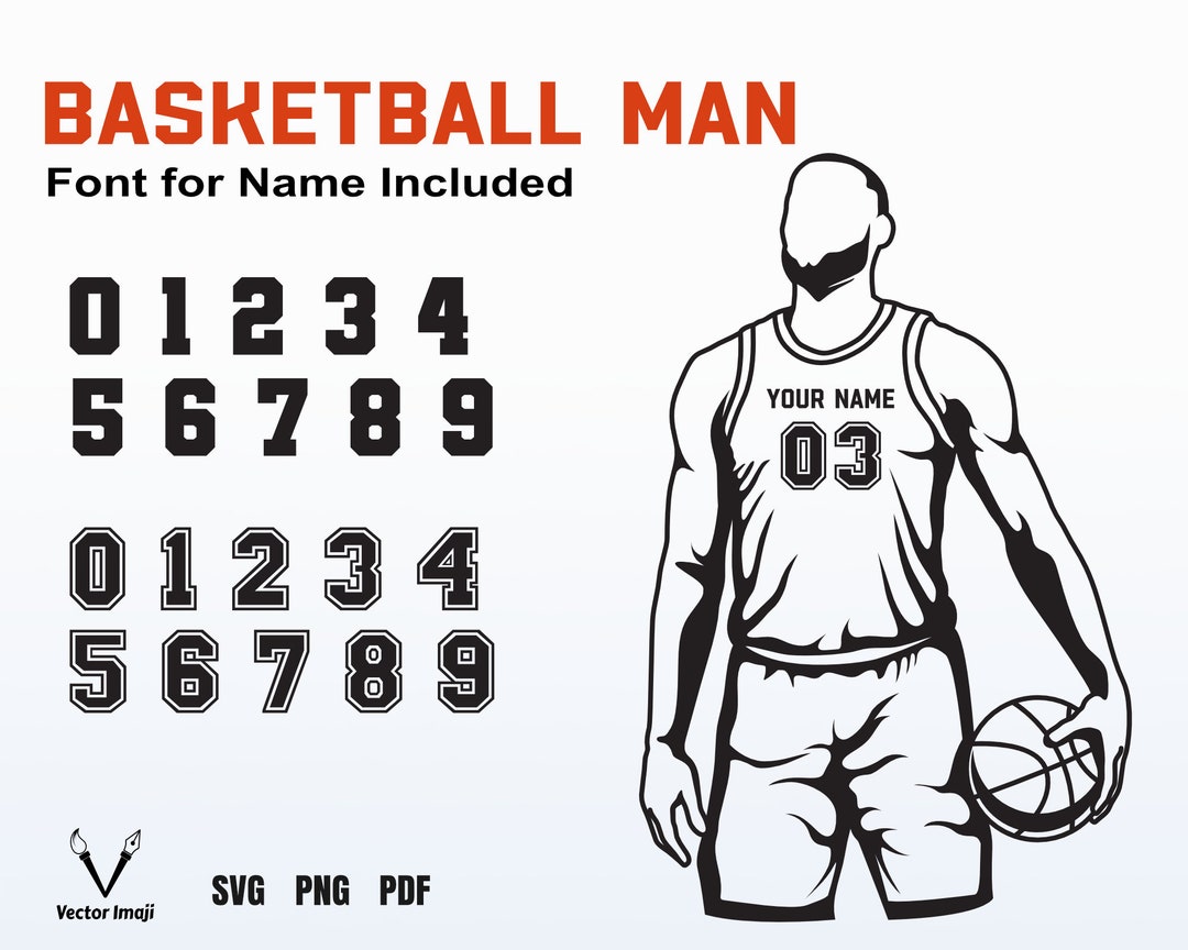 Basketball Player Svg Personalized Basketball Name Svg - Etsy