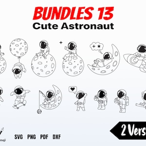 Cute Astronaut svg, Kid astronaut svg, Space svg, Cosmonaut svg, spaceman svg, universe svg, Astronaut Nasa, SVG Files for Cricut Silhouette