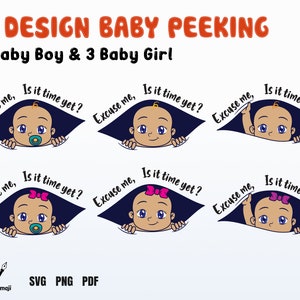 Com licença, já é hora?, Baby Peeking svg, maternidade svg, grávida svg, presente para mãe grávida, camisa de gravidez engraçada, camisa de gravidez para mãe