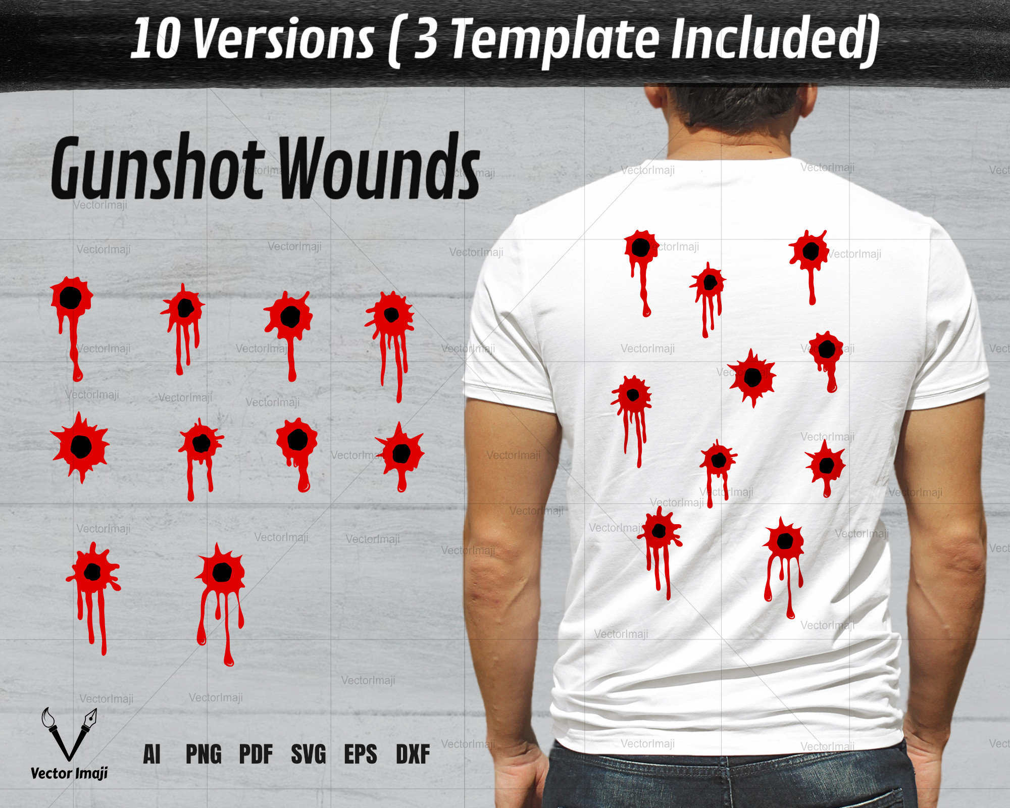 Gun Bullet Holes Svg Gunshot Wounds Svg Gunshot Effects Svg Etsy UK
