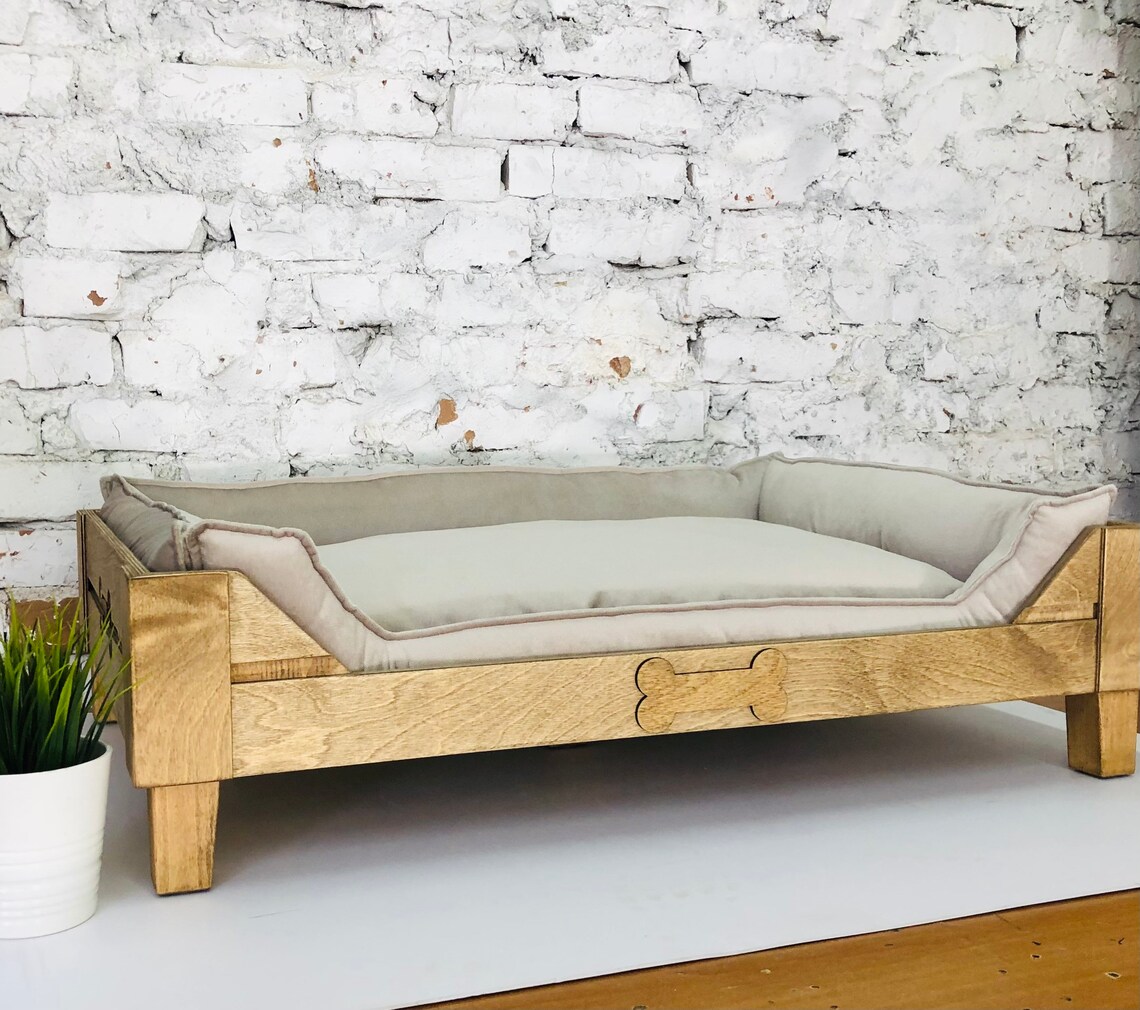 Elevated Dog Bed Platform Raised Dog Bed With Ramp Large Dog Etsy